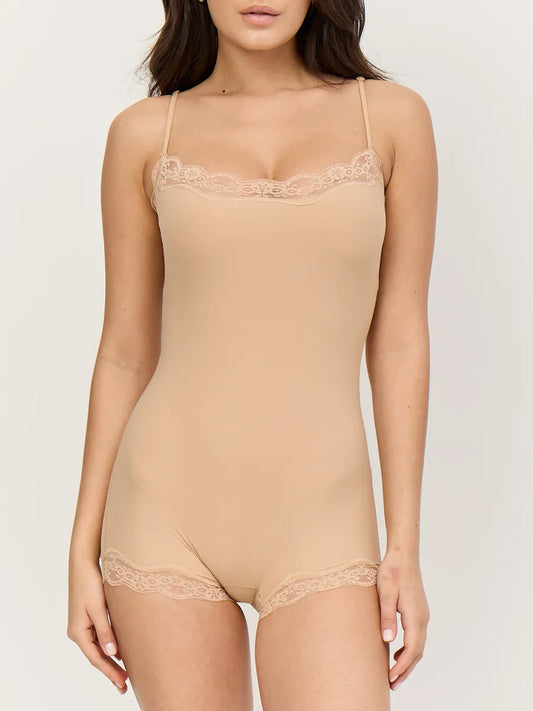 Nude Cozy Bodysuit